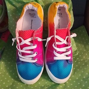 Custom tye dye sneakers